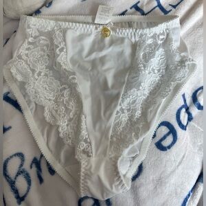 ‼️ BRAND NEW ‼️Lace-Trim Bikini Panty - White